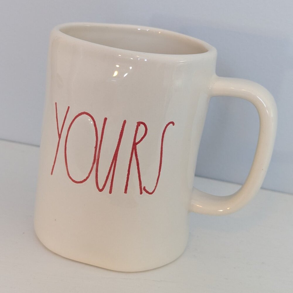 Magenta "Yours" Ceramic Coffee Mug
